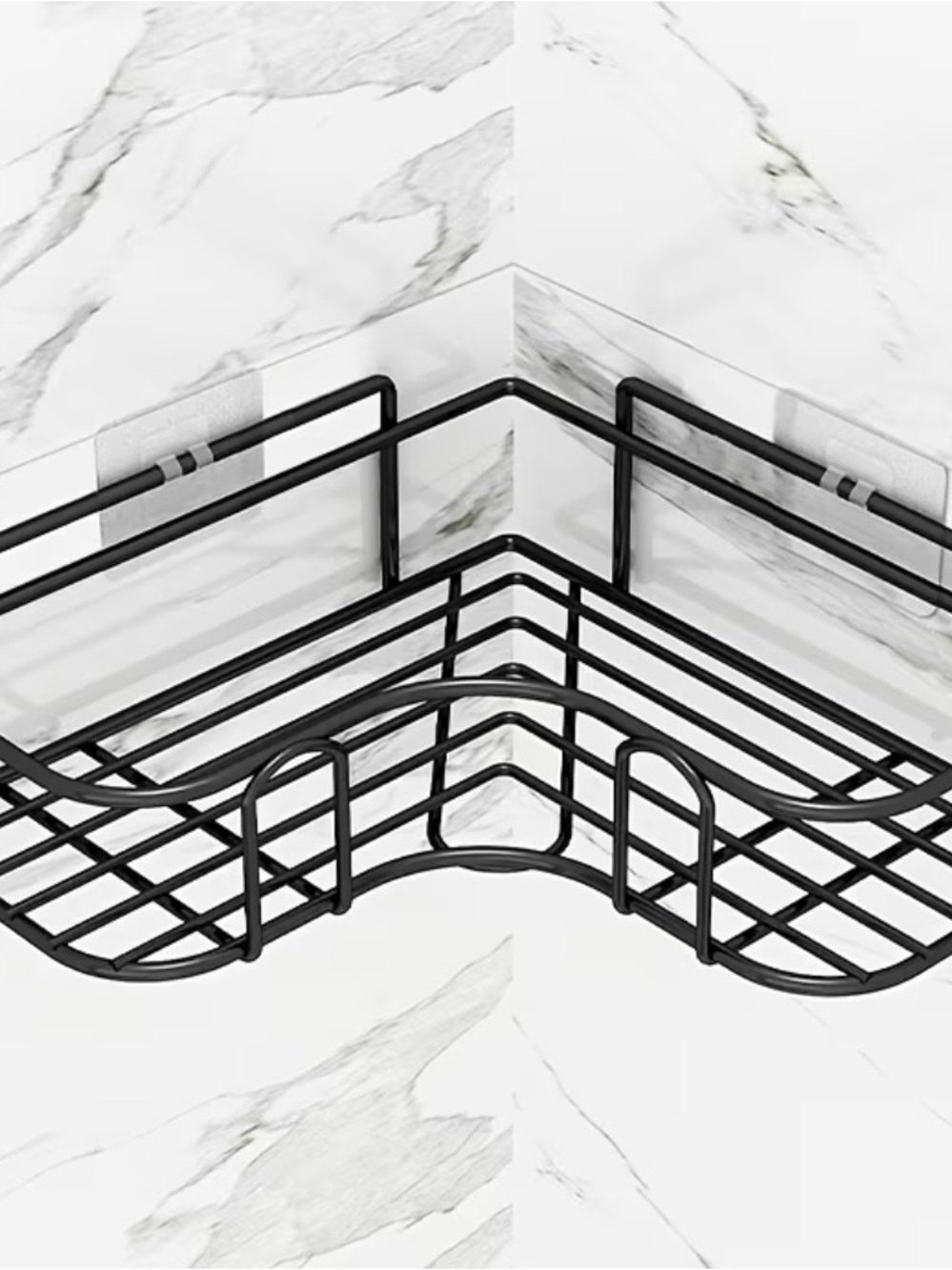 Preowned Shower Caddy Kitchen/ Bathroom Storage Rack -does not come w/ stickers